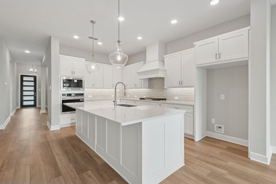 Furnished interior view inside a new home in ARTAVIA 45' Homesites, Conroe (Image 15).