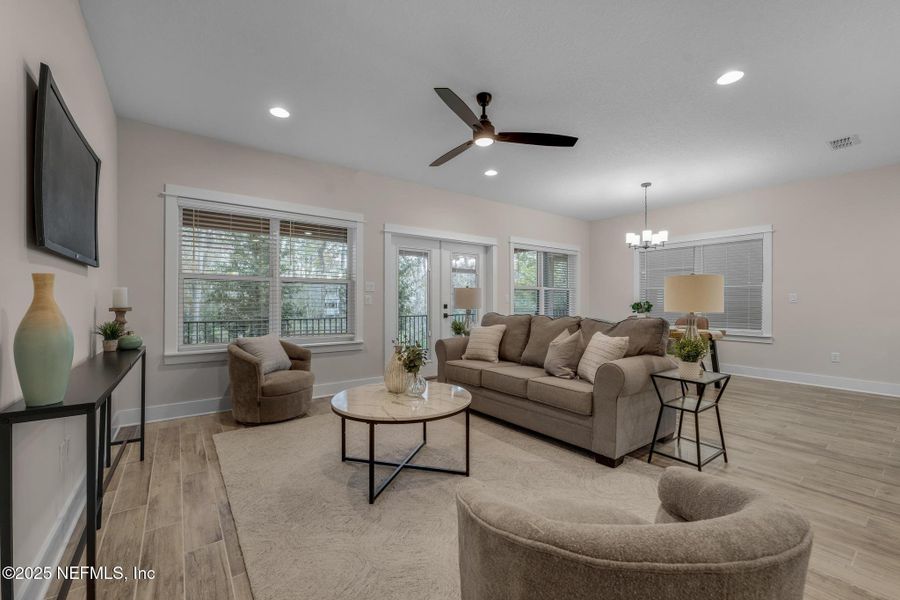 Furnished interior view inside a new home in , Jacksonville (Image 14).