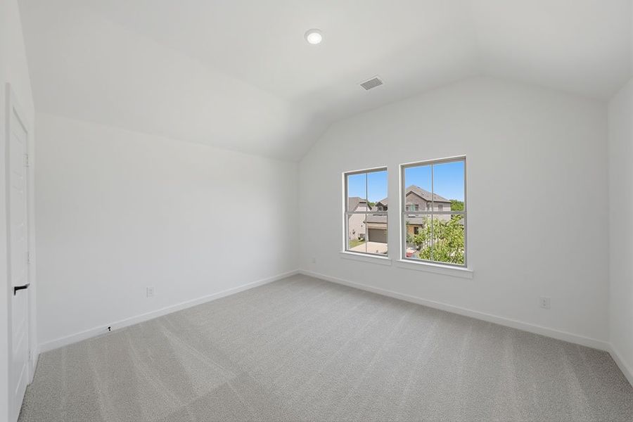 Spacious, unfurnished interior of a new home in Light Farms Brenham - 40' Lots, Celina (Image 35).
