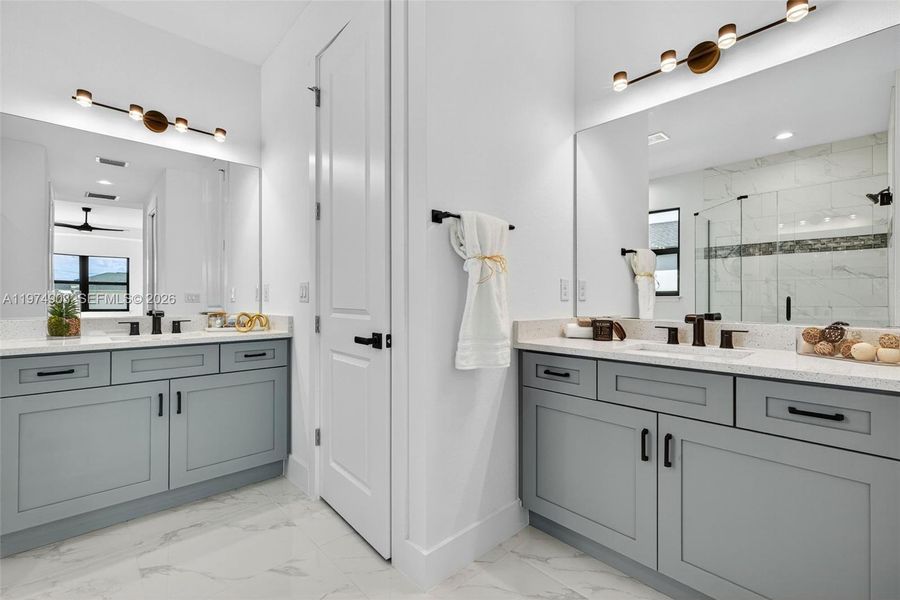 Furnished interior view inside a new home in , Lehigh Acres (Image 27).