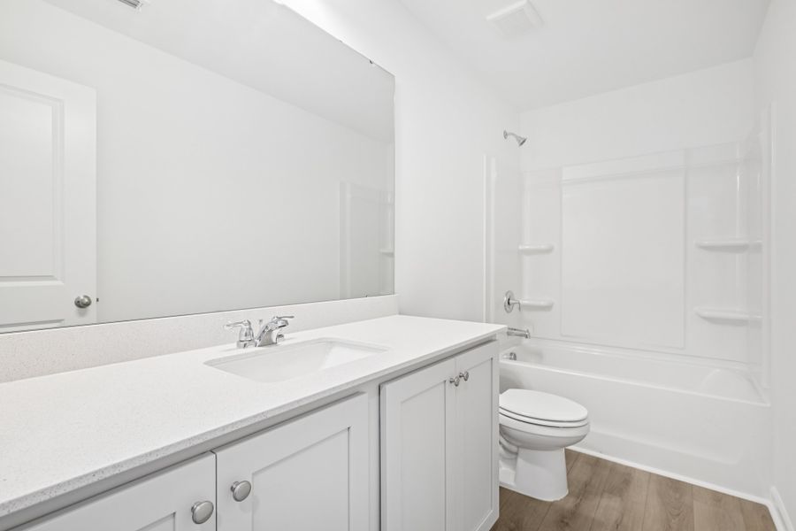 Representative furnished interior of a home built from the Brooke by Ashton Woods in Middleton Farms, Middlesex (Image 9).