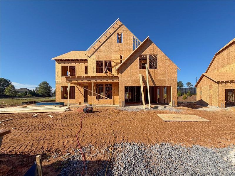 In-progress construction of a new home in , Dallas, GA (Image 31).