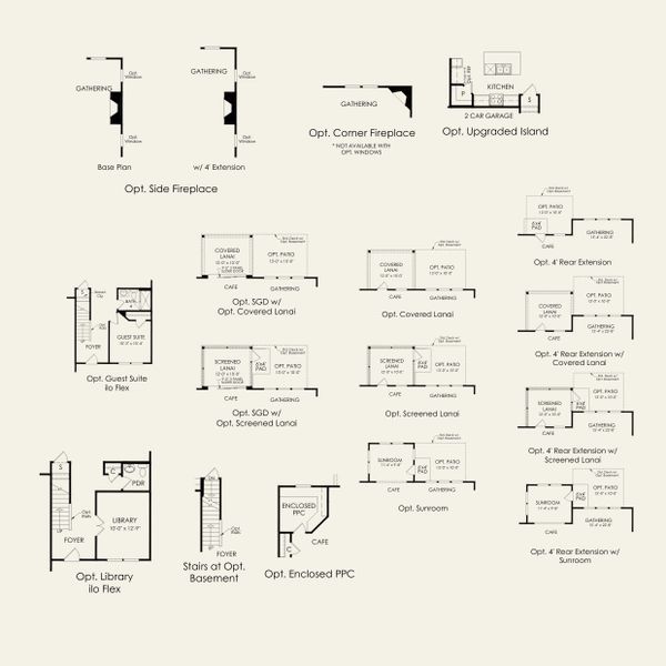 2D floor plan layout for the Mercer by Pulte Homes in Forest Creek, Waxhaw, NC (Image 3). 2D floor plan layout for the Mercer by Pulte Homes in Forest Creek, Waxhaw, NC (Image 3).