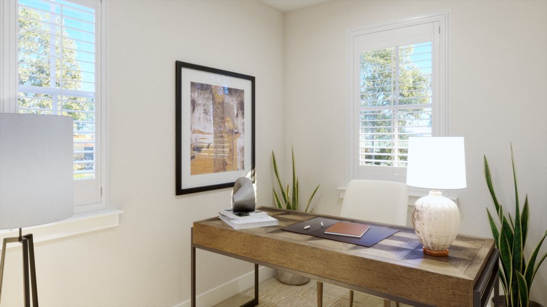 Representative furnished interior of a home built from the Raven by Trumark Homes in Trumark Homes at Tanterra, Parker (Image 4).
