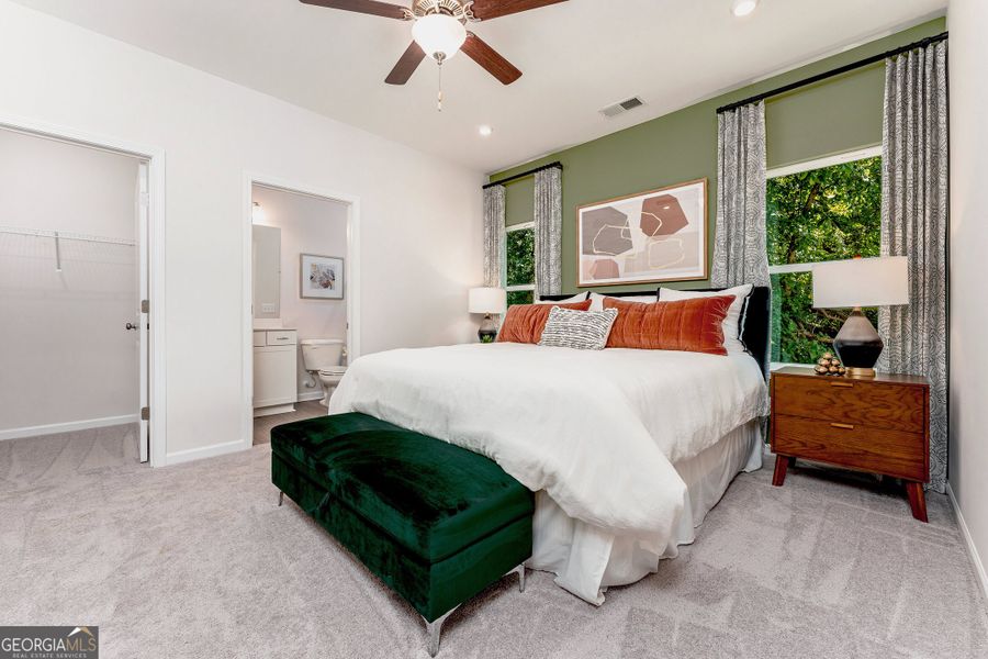 Furnished interior view inside a new home in Stonebridge North, Macon (Image 13).