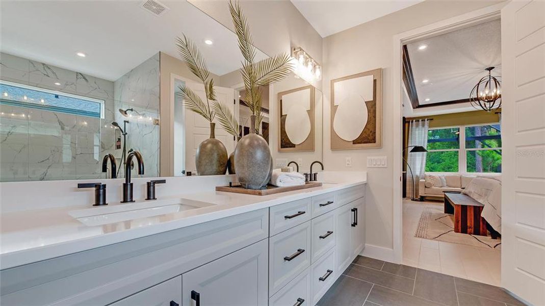 Furnished interior view inside a new home in Cresswind DeLand, Deland (Image 5).