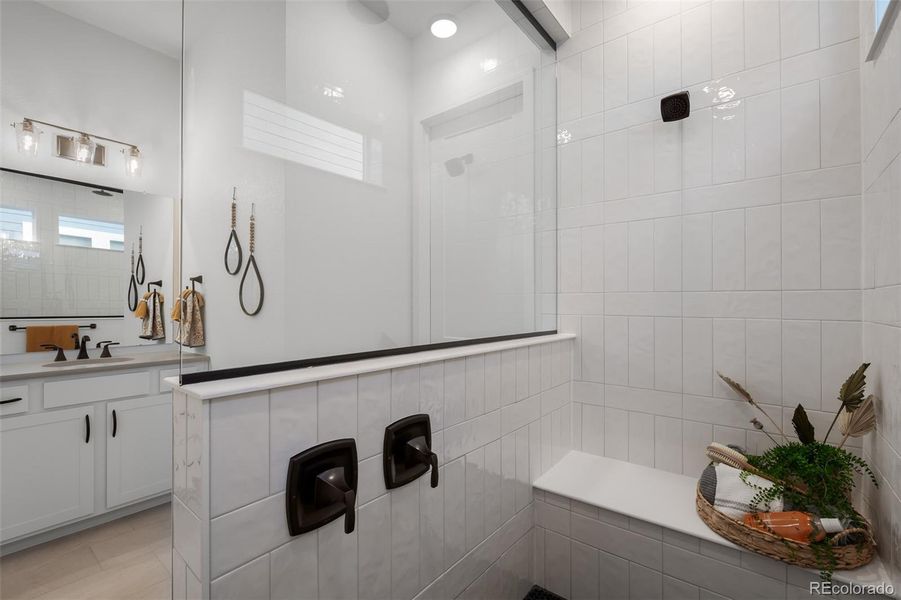Furnished interior view inside a new home in Revel Crossing at Wolf Ranch - The Panorama Collection, Colorado Springs (Image 12).