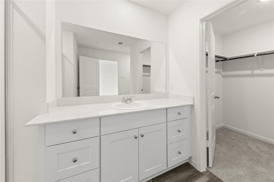 Furnished interior view inside a new home in Coyote Meadows, Anna (Image 6). Furnished interior view inside a new home in Coyote Meadows, Anna (Image 6).