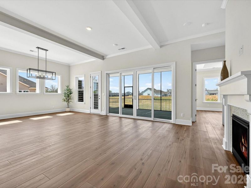 Spacious, unfurnished interior of a new home in Encore at Streamside - Tradition Series, Waxhaw (Image 18).