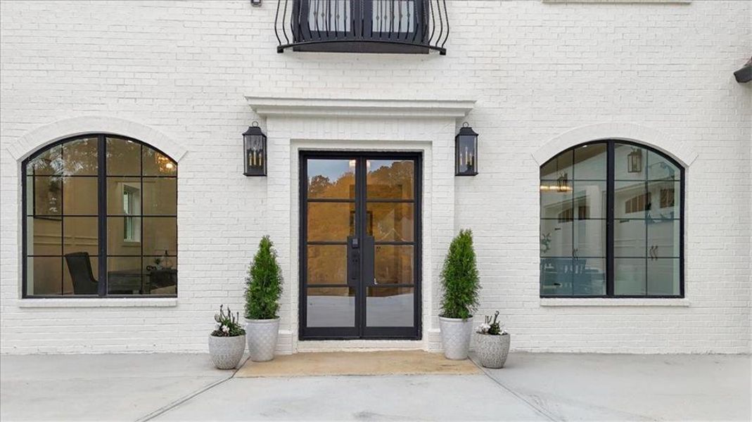 Exterior details and patio area of a home in , Canton (Image 4).