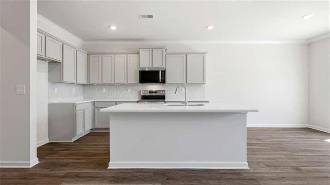 Furnished interior view inside a new home in Independence Villas and Townhomes, Loganville (Image 4).