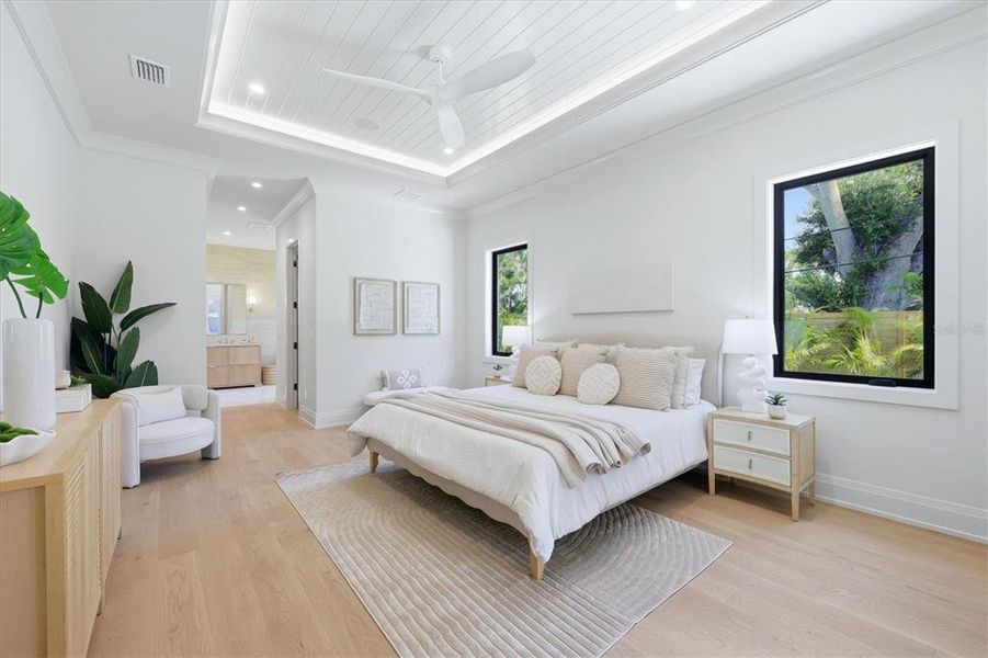 Furnished interior view inside a new home in , Sarasota (Image 13).