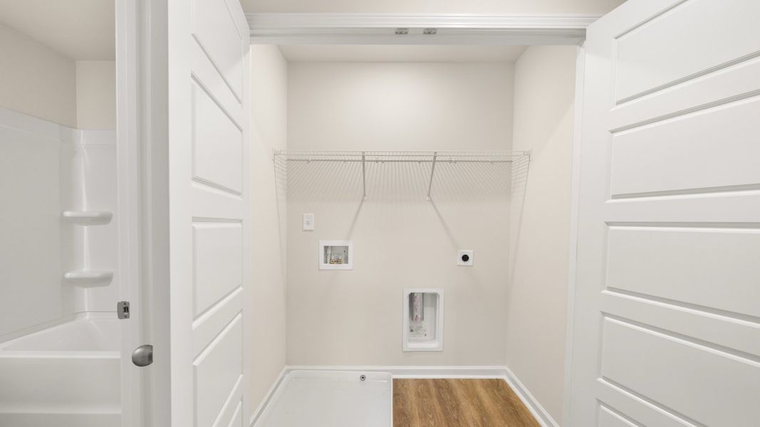 Spacious, unfurnished interior of a new home in The Gables at Agricultural Village, Perry (Image 22).