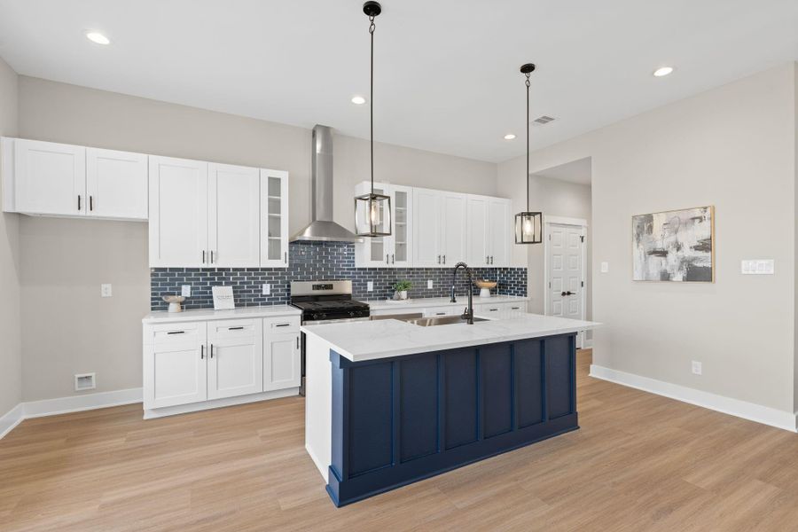 Furnished interior view inside a new home in , Houston (Image 9).