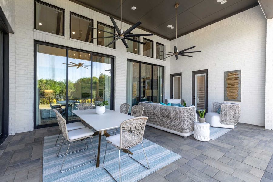 Representative Patio - some options shown