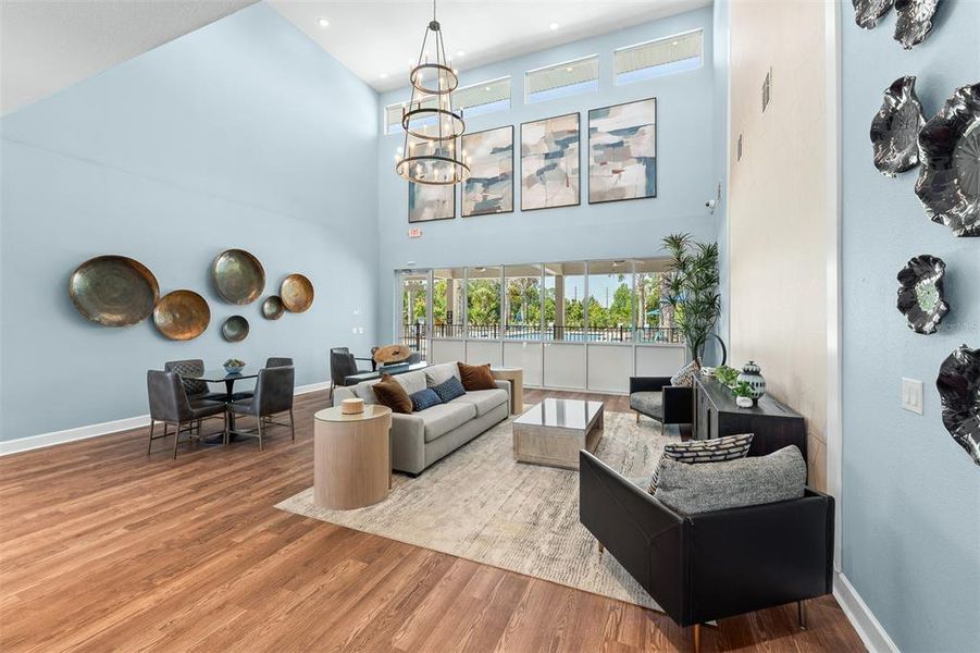 Furnished interior view inside a new home in , Clermont (Image 36).