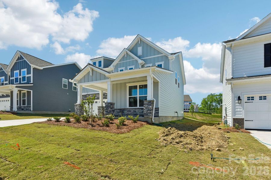 Front exterior of a new home in Westport, York, SC, highlighting curb appeal (Image 25).