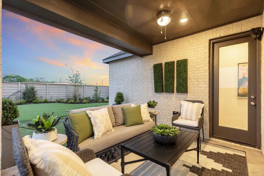 Representative Patio - some options shown