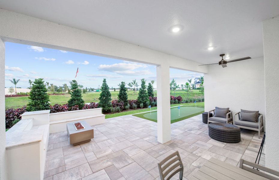 Representative exterior details of a home built from the Mystique Grand by Del Webb in Del Webb Stone Creek, Ocala (Image 3).