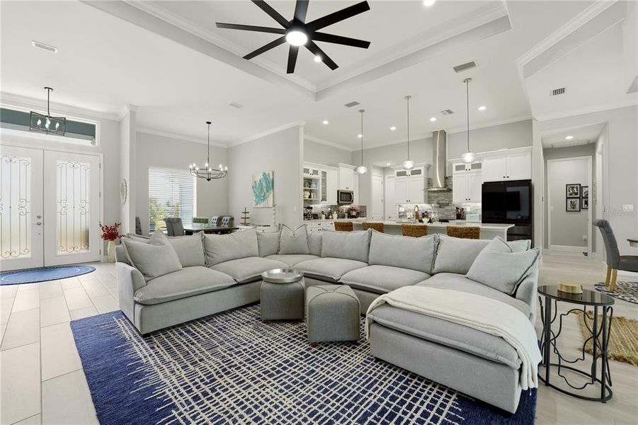 Furnished interior view inside a new home in , Rotonda West (Image 7).