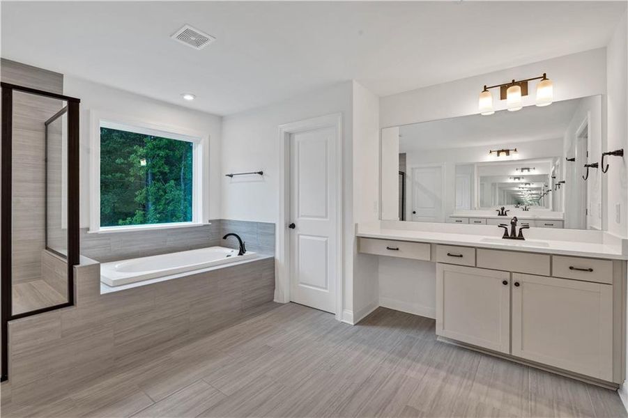 Furnished interior view inside a new home in Palmer Falls, Douglasville (Image 10).