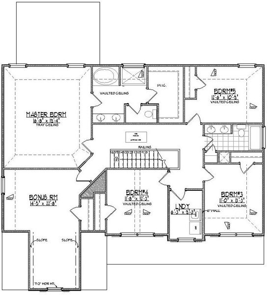 2D floor plan layout for the Myrtle by Designer Homes of Georgia in Austin Heights, North Augusta, SC (Image 3).