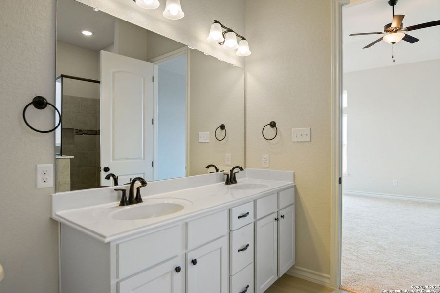Furnished interior view inside a new home in Comanche Ridge, San Antonio (Image 5).
