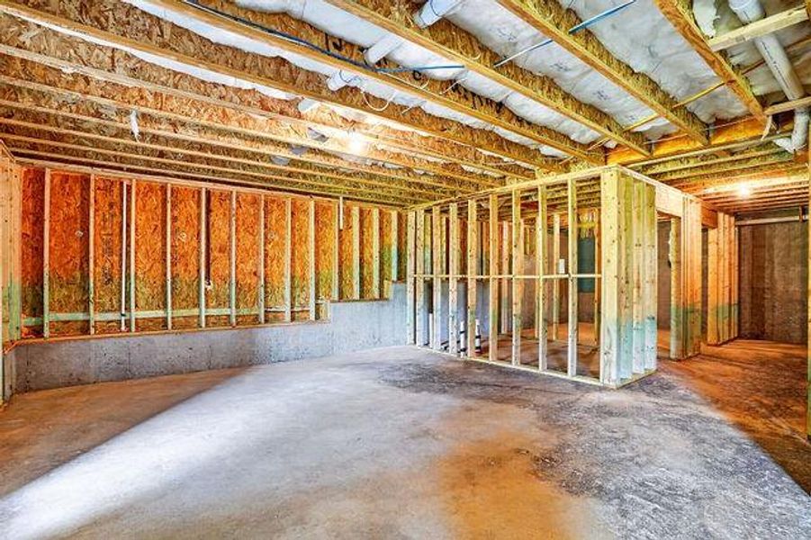 In-progress construction of a new home in Austin Ridge, Commerce, GA (Image 45).