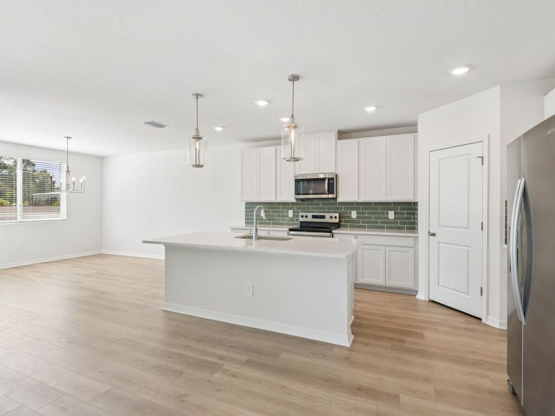 Furnished interior view inside a new home in Pine Ridge Meadows, Hudson (Image 8).