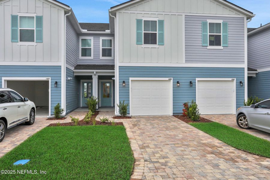 Exterior details and patio area of a home in Silver Landing at SilverLeaf, St. Augustine (Image 20).