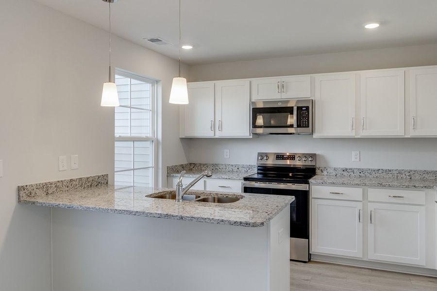 Furnished interior view inside a new home in Astoria, Columbia (Image 6).