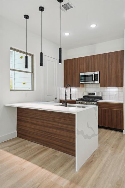 Furnished interior view inside a new home in , Houston (Image 12).