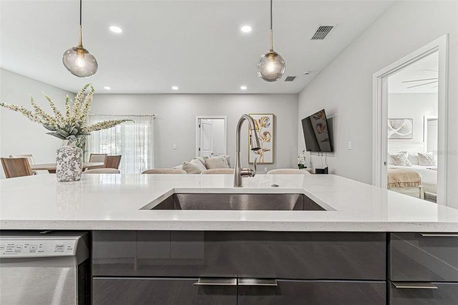 Furnished interior view inside a new home in , Tampa (Image 45).