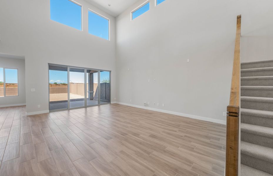 Spacious, unfurnished interior of a new home in Legado West, Queen Creek (Image 32).