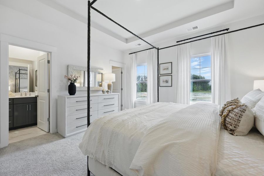 Furnished interior view inside a new home in Nexton, Summerville (Image 37).