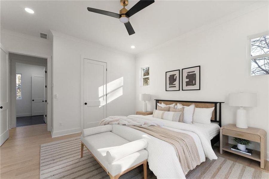 Furnished interior view inside a new home in , Cumming (Image 8). Furnished interior view inside a new home in , Cumming (Image 8).