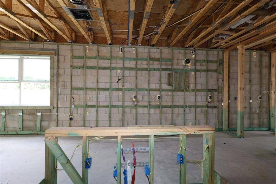 In-progress construction of a new home in Estates at Rivercrest, Sanford, FL (Image 7). In-progress construction of a new home in Estates at Rivercrest, Sanford, FL (Image 7).