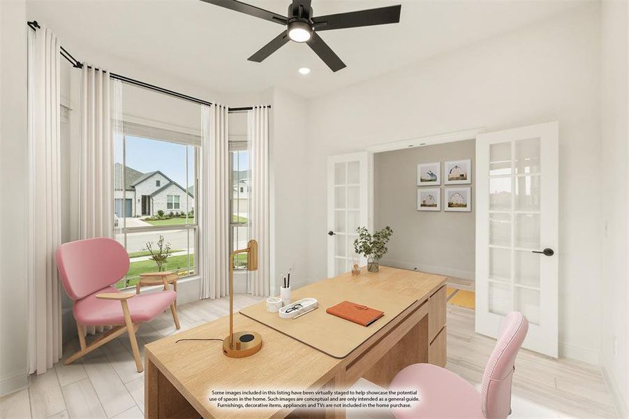 Furnished interior view inside a new home in West Crossing, Anna (Image 13).