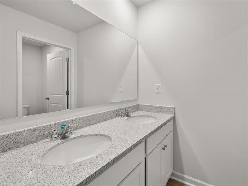 Furnished interior view inside a new home in Hamptons at Riverwood South, Dallas (Image 8).