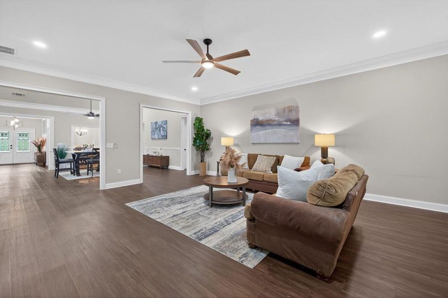 Furnished interior view inside a new home in , Oxford (Image 57). Furnished interior view inside a new home in , Oxford (Image 57).