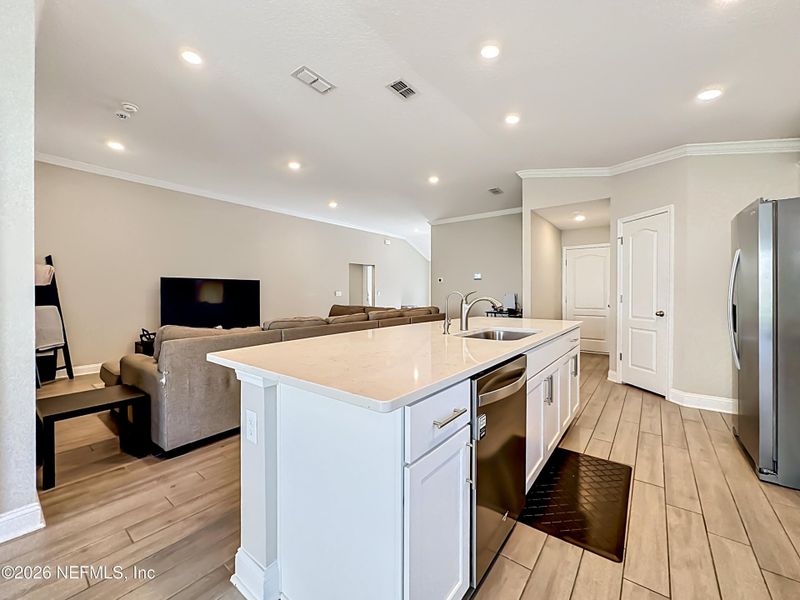 Furnished interior view inside a new home in Dorado at Entrada, St. Augustine (Image 8).