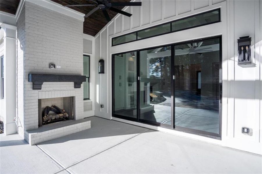 Exterior details and patio area of a home in , Woodstock (Image 30).