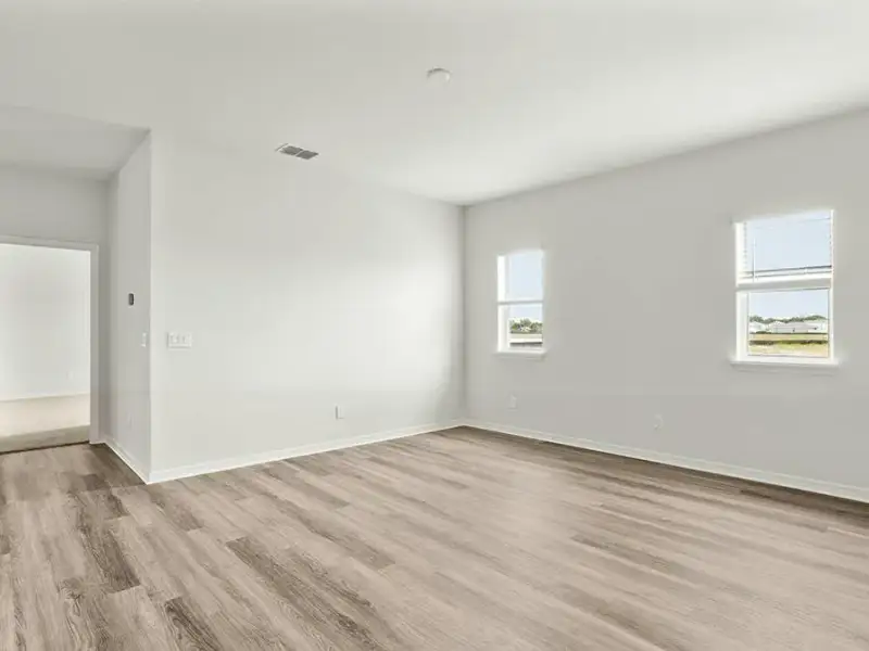A separate living room provides desirable flex-use space. A separate living room provides desirable flex-use space.
