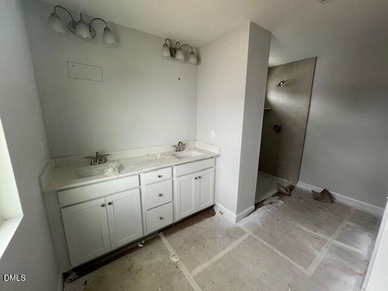 In-progress construction of a new home in Gregory Village, Lillington, NC (Image 50).