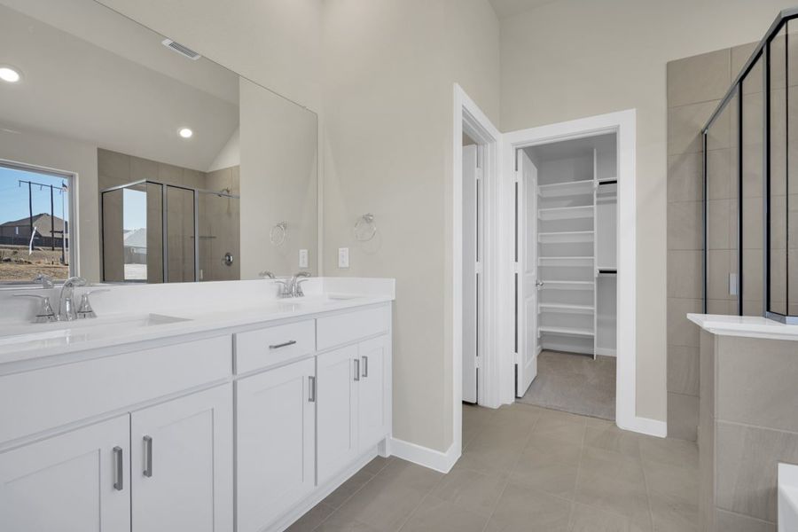 Representative furnished interior of a home built from the The Amherst by Lillian Custom Homes in Tabor Ranch, Ponder (Image 12). Representative furnished interior of a home built from the The Amherst by Lillian Custom Homes in Tabor Ranch, Ponder (Image 12).