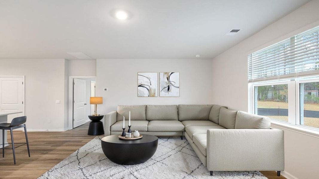 Furnished interior view inside a new home in The Cove at Mallard Crossing, Summerville (Image 11).