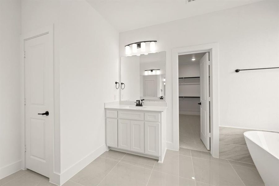 Furnished interior view inside a new home in High Country, Burleson (Image 12).