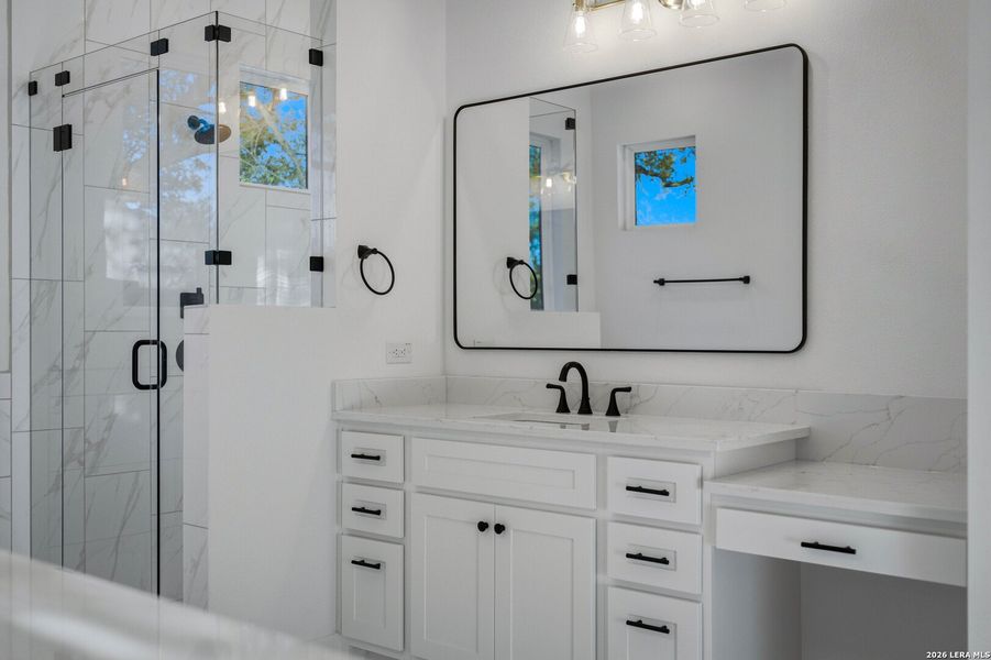 Furnished interior view inside a new home in , New Braunfels (Image 6).