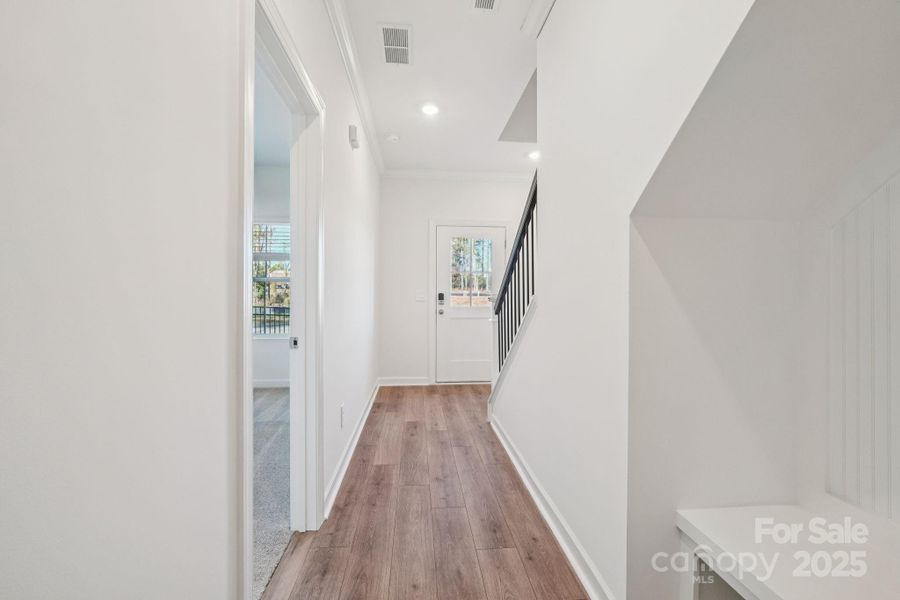 Spacious, unfurnished interior of a new home in Meadows at Wilson Farms - The Heights Series, Fort Mill (Image 13). Spacious, unfurnished interior of a new home in Meadows at Wilson Farms - The Heights Series, Fort Mill (Image 13).