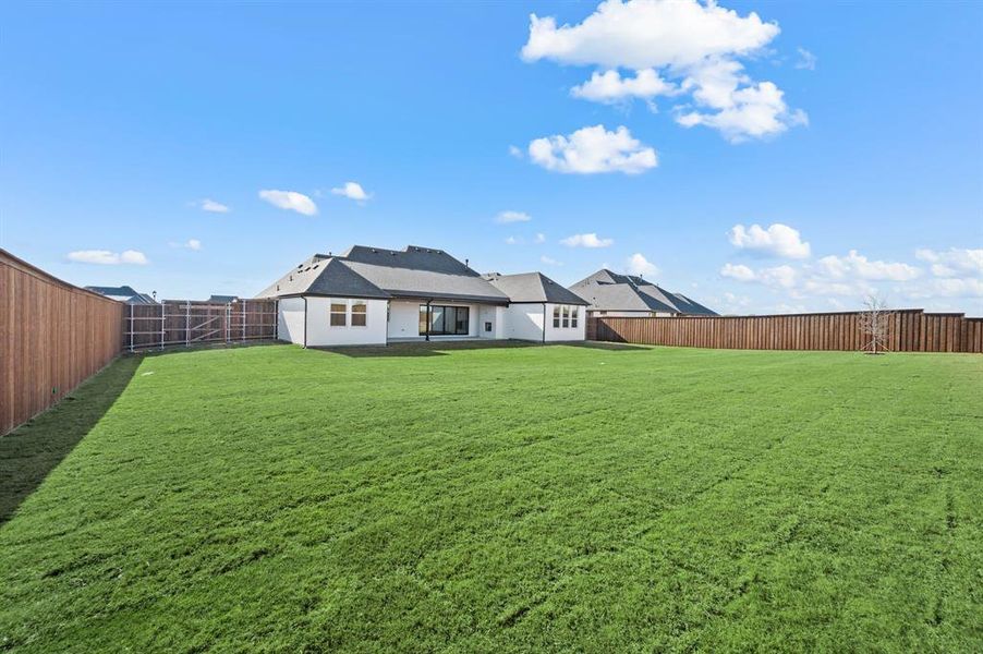 Exterior details and patio area of a home in , Haslet (Image 3). Exterior details and patio area of a home in , Haslet (Image 3).